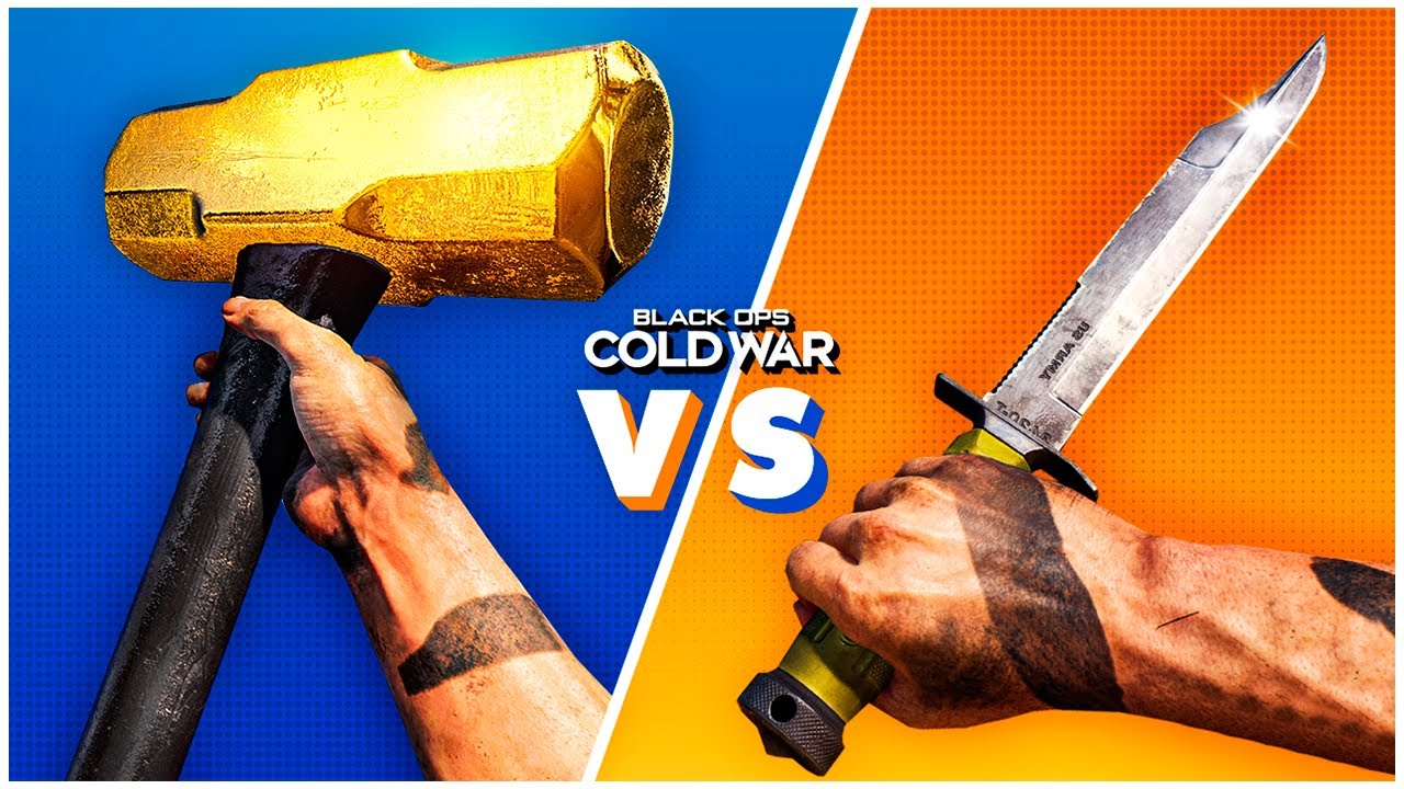 The SLEDGEHAMMER is a KD RUINER in Cold War! (Combat Knife vs. Sledgehammer)