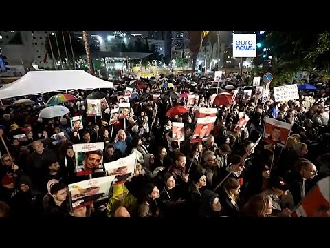 Thousands rally in Tel Aviv in protest against Israeli government