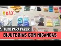 Tudo o que voc precisa para fazer bijuterias com miangas