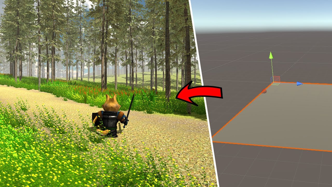 CRIANDO UM CENÁRIO 3D NA UNITY COM TERRAIN - YouTube