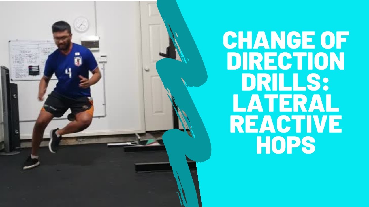 Change of Direction Drills: Lateral Reactive Hops - YouTube