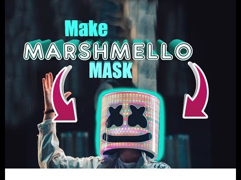 Quick And Easy Marshmello Mask Lights Up Youtube