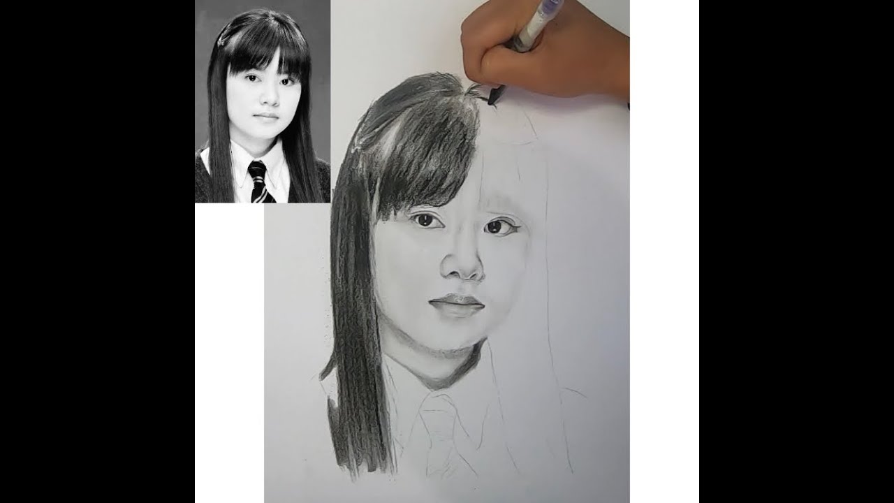 Cho Chang ♥ Katie Leung ♥ HARRY POTTER ♥ Speed Drawing - YouTube