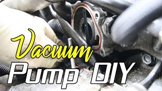 How to Install a Vacuum Pump on a VW 2.5L 5cyl (Find Parts HERE too)