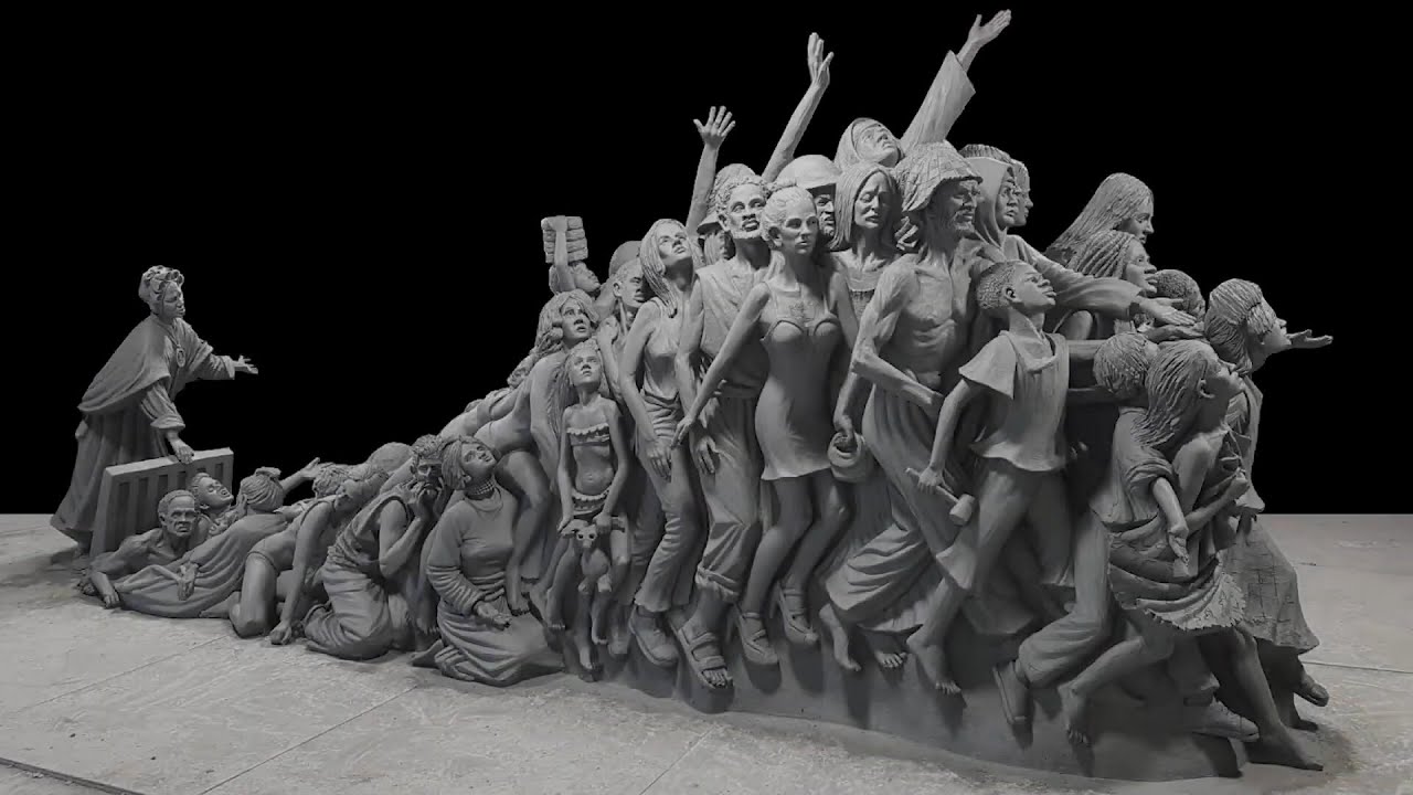 Pope Francis to bless new anti-human trafficking sculpture by Tim