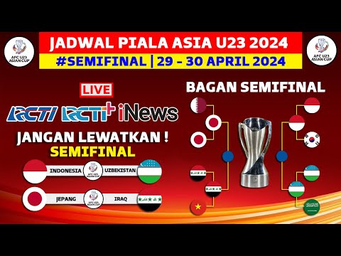Jadwal Semifinal Piala Asia U23 2024 - Timnas Indonesia vs Uzbekistan - Piala Asia U23 2024