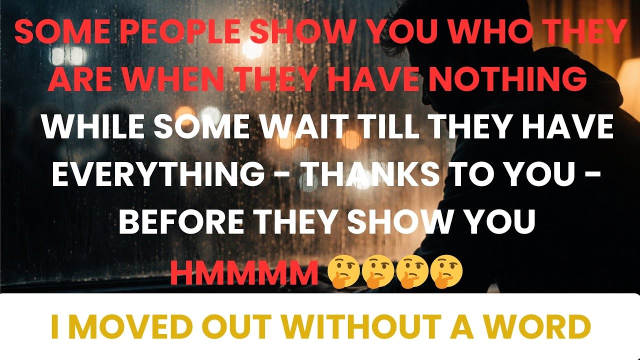 I Accommodated Him When He Had Nothing — But He Was Never Grateful, So I Moved Out Without a Word
