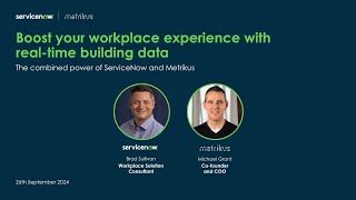 On-demand webinar: Boost your workplace experience with real-time building data | ServiceNow