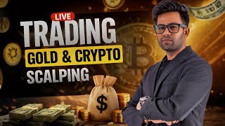 GOLD LIVE TRADING 🔥 XAUUSD Live Scalping | Forex &amp; Crypto Live | #cryptolive  #goldtrading #crypto