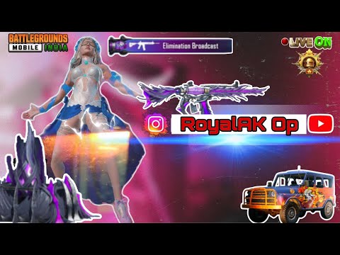 ROYAL AK Op GAMING BGMI LIVE ( FULL RUSH ) GAMEPLAY IN BGMI