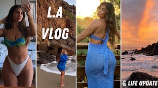 L.A VLOG & Life Update| My brand, fillers, + moving