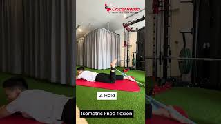 Banded isometric knee flexion