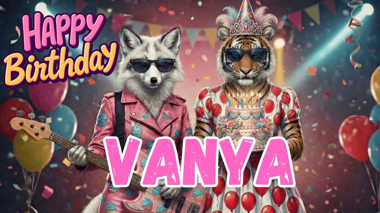 VANYA Happy Birthday Song - Happy Birthday to Vanya