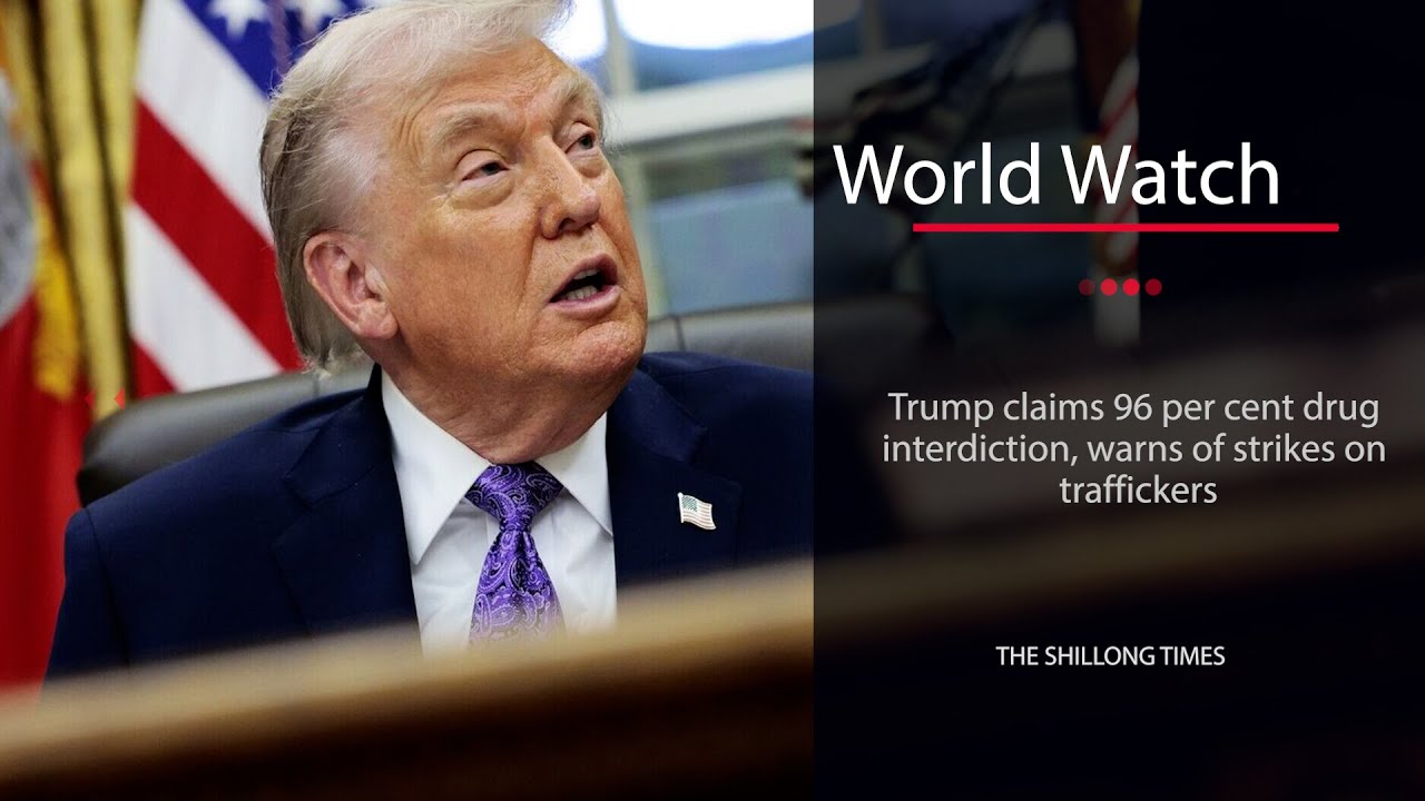 Trump claims 96 per cent drug interdiction, warns of strikes on traffickers
