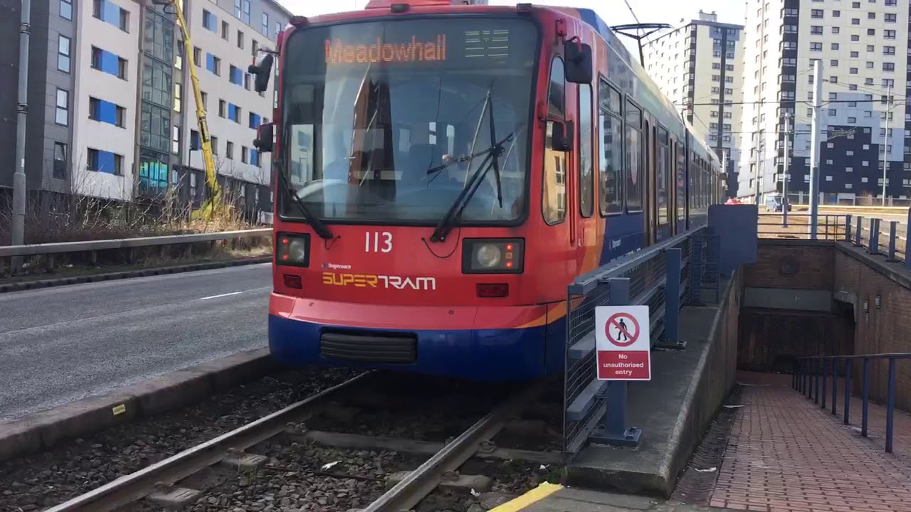 Stagecoach Sheffield SuperTram 113 At Netherthopre Rd From Middlewood