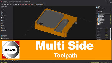 OneCNC CADCAM: Multi Side Toolpath Easy!
