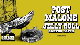 We got Free tix! Post Malone & Jelly Roll’s Stadium Tour 2026