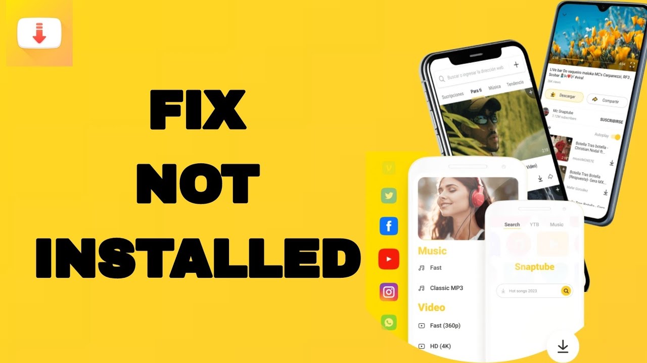 How To Fix And Solve Not Installed On Snaptube App | Final Solution ...