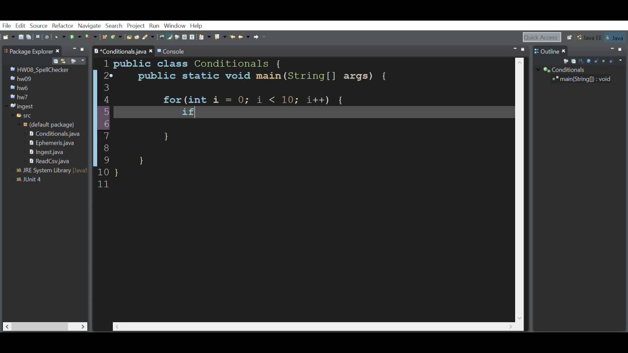123Java #4: Conditional Statements (and how to use them in loops) - YouTube