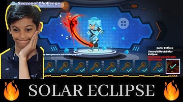 Solar Eclipse Sword Effect In Blockman Go