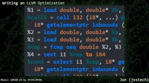 Writing an LLVM Optimization