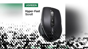 UGREEN Hyper-Fast Scroll Wireless Mouse Bluetooth 5.4 2.4G Ergonomic 5000DPI for MacBook Tablet Lapt