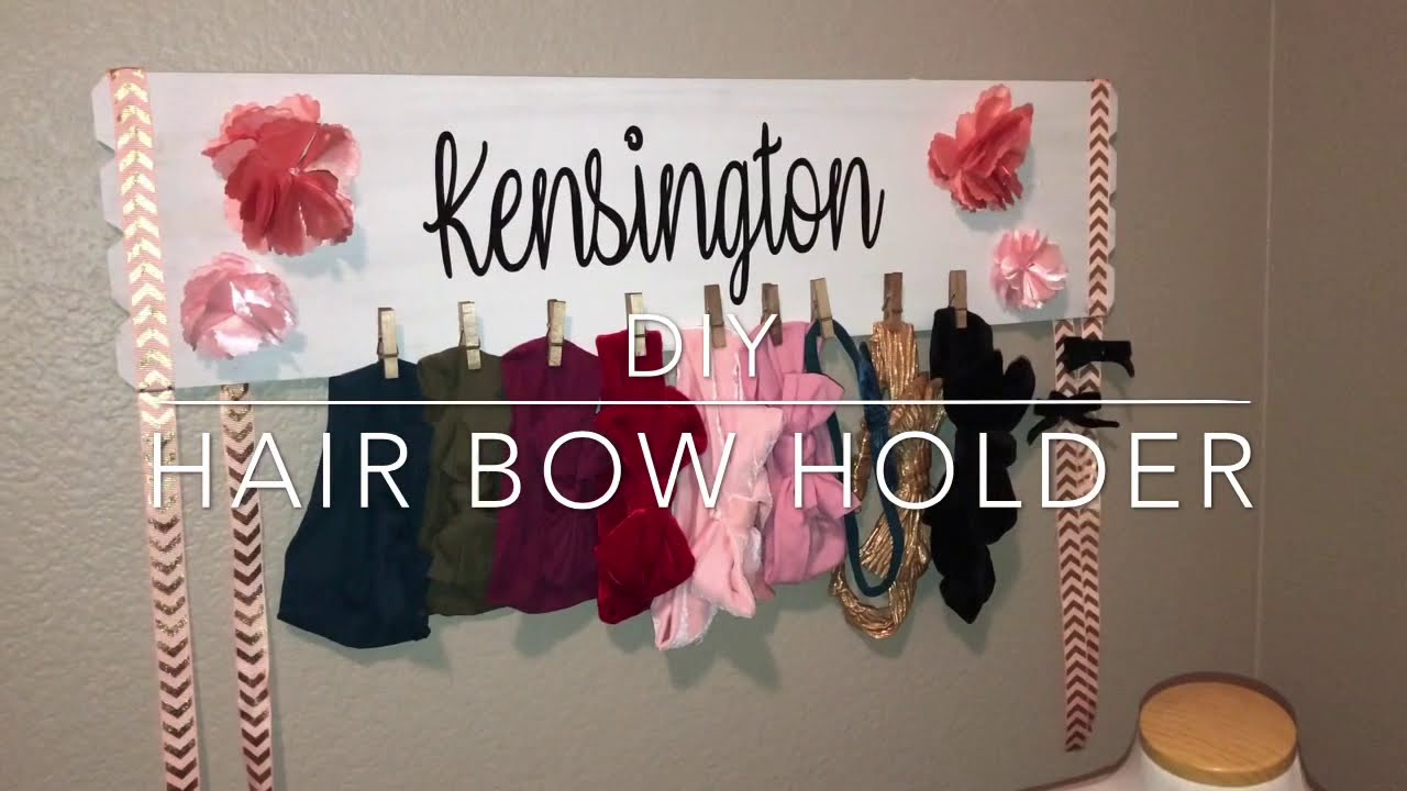 Baby shower gift. Bow holder. Hair bow holder, bow organizer. Boho