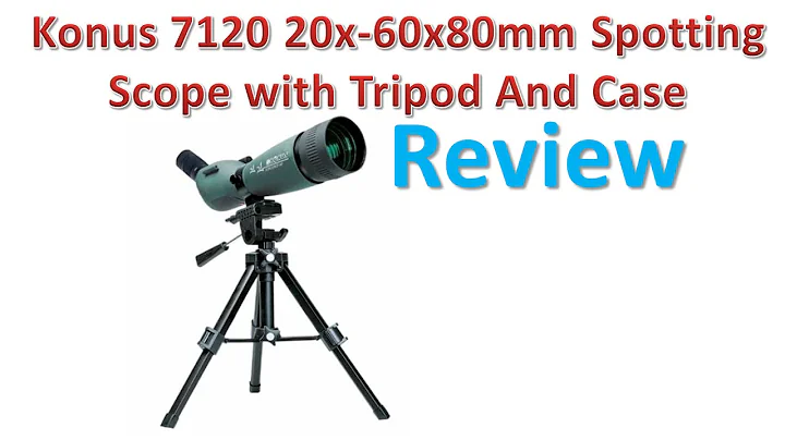 Konus 7120 20x-60x80mm Spotting Scope with Tripod And Case Review | Best Spotting Scopes.