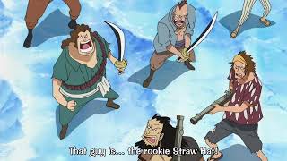 One piece- Luffy warns WhiteBeard