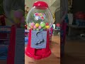 RED GIANT GUMBALL MACHINE 🐼🌝2⛽️🌈#gumballmachine #shorts #asmr