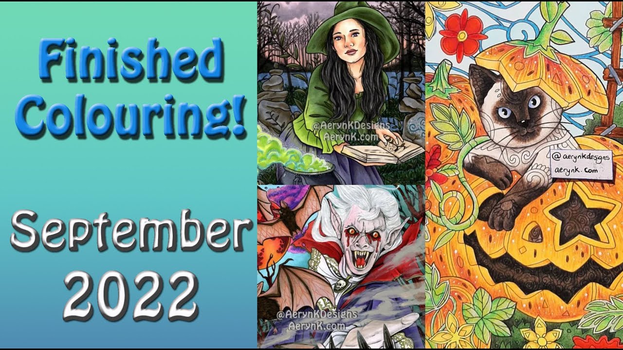 September 2022 Completed Pages | AerynK Designs