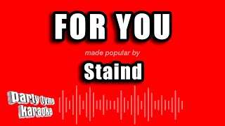 Staind - For You (Karaoke Version)