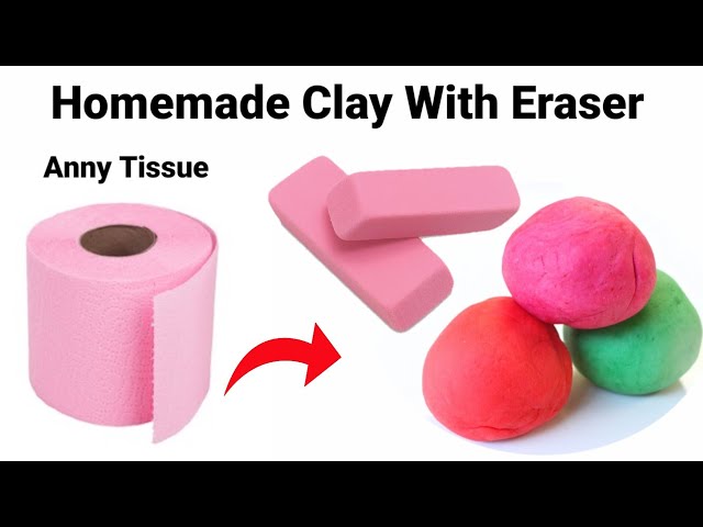 How to make miniature erasers 🐸 #DIY #satisfying #miniature #clay #cl