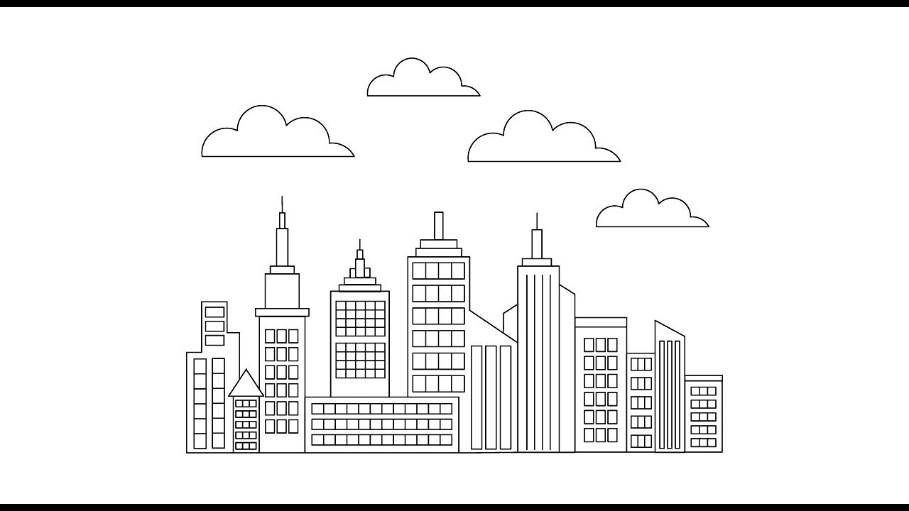 How to draw building 