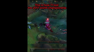 Thumbnail of This is how T1 lost the 2017 world championship #leagueoflegends