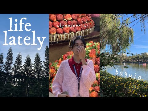 LIFE VLOG | days in baguio, friend's bday, and letting go my hair🌷🍓🍰