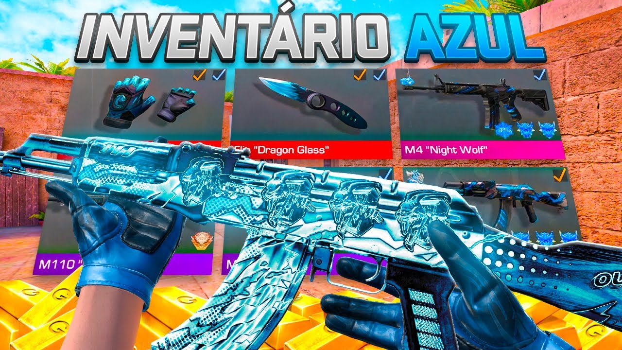 MONTEI um INVENTÁRIO AZUL com 8.000 GOLDS no STANDOFF 2