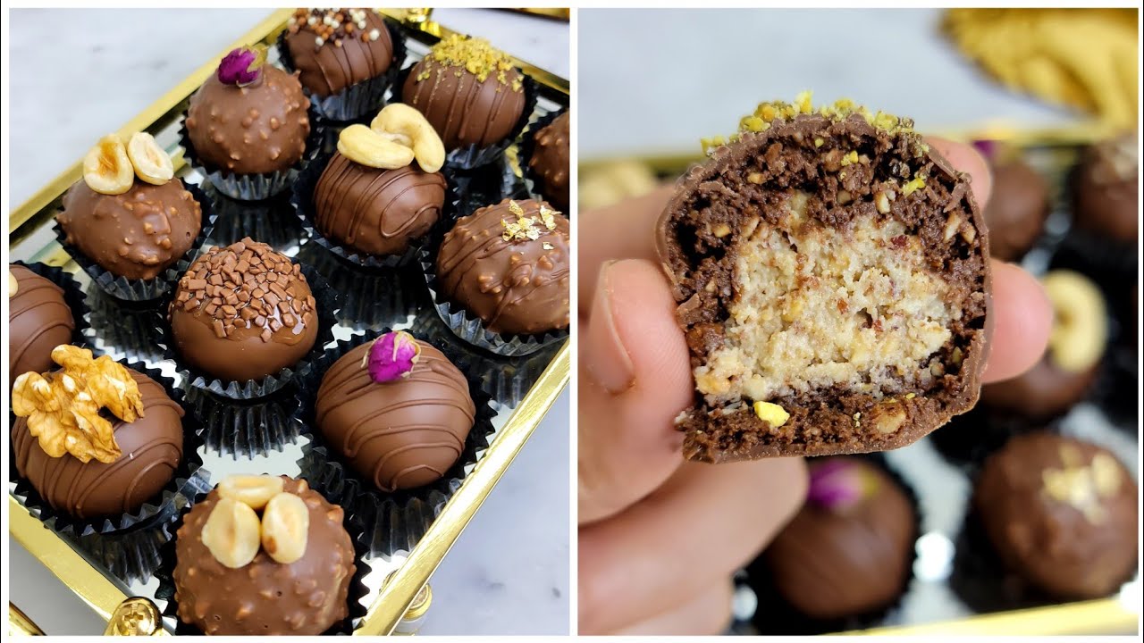 #حلويات_العيد 2023/بنيون محشي مع سر القرمشة  لاطول مدة😍بدون طهي وبلا مول 😋👌تزين راقي