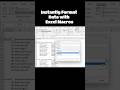 🚀 Instantly Format Data with Excel Macros | Save Time in Seconds! 📊
