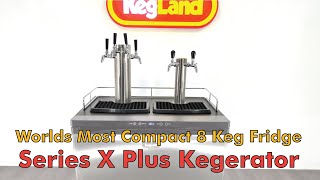 Worlds most compact 8 Keg Kegerator - ITS HERE No need to build a keezer get this Keg Fridge