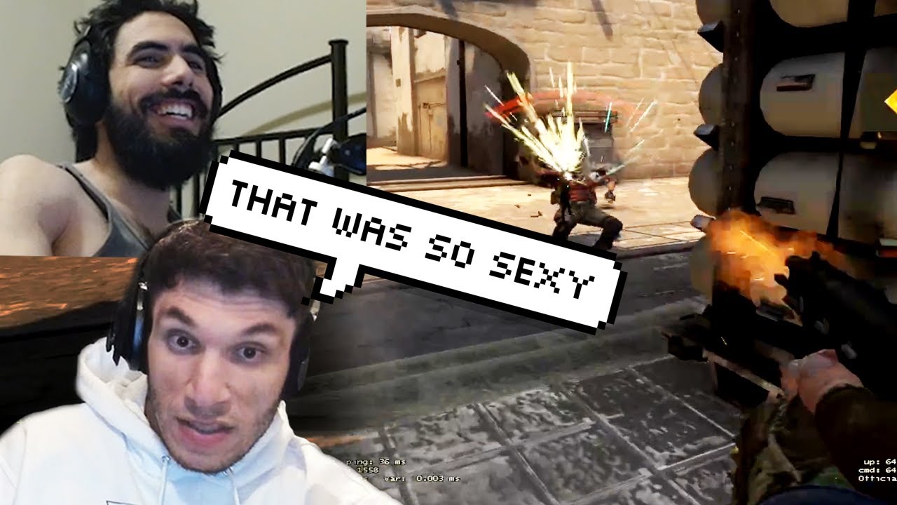 I Played CSGO with Poke, Jesse, Trainwrecks, and Dizzy - YouTube