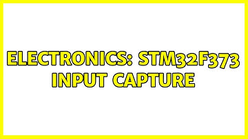 Electronics: STM32F373 Input Capture