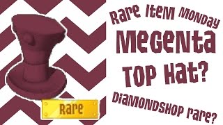 Animal Jam ● MEGENTA TOP HAT?! RARE DIAMOND SHOP ITEM???