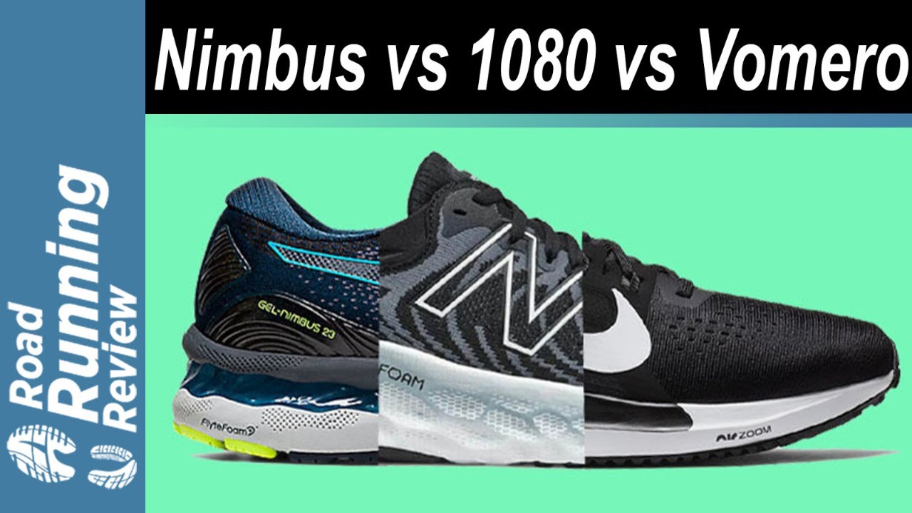 | Nike Vomero 15 VS ASICS Nimbus 23 VS New Balance 1080v11 - YouTube