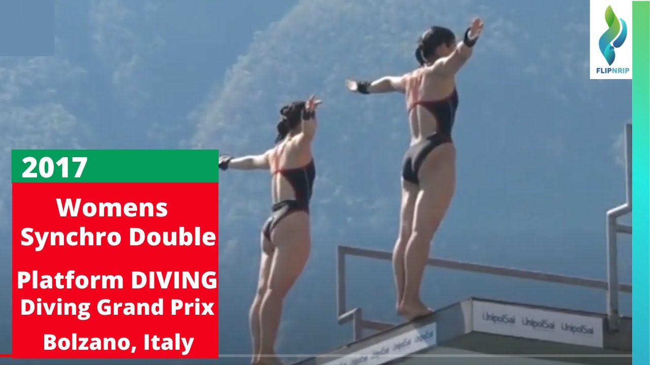 2017 Womens 10 meter Tower Double Synchro Diving Grand Prix Bolzano