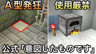 【マイクラ】構造物に潜む設計ミスが実は意図されたものだった.. 〜今後修正されないと公言されたバグ要素・謎仕様10選〜【マインクラフト】【まいくら】【雑学】