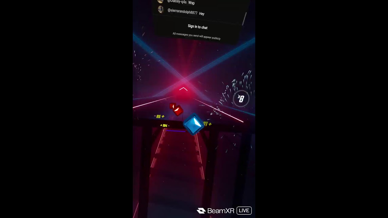 trying the master in Beatsaber