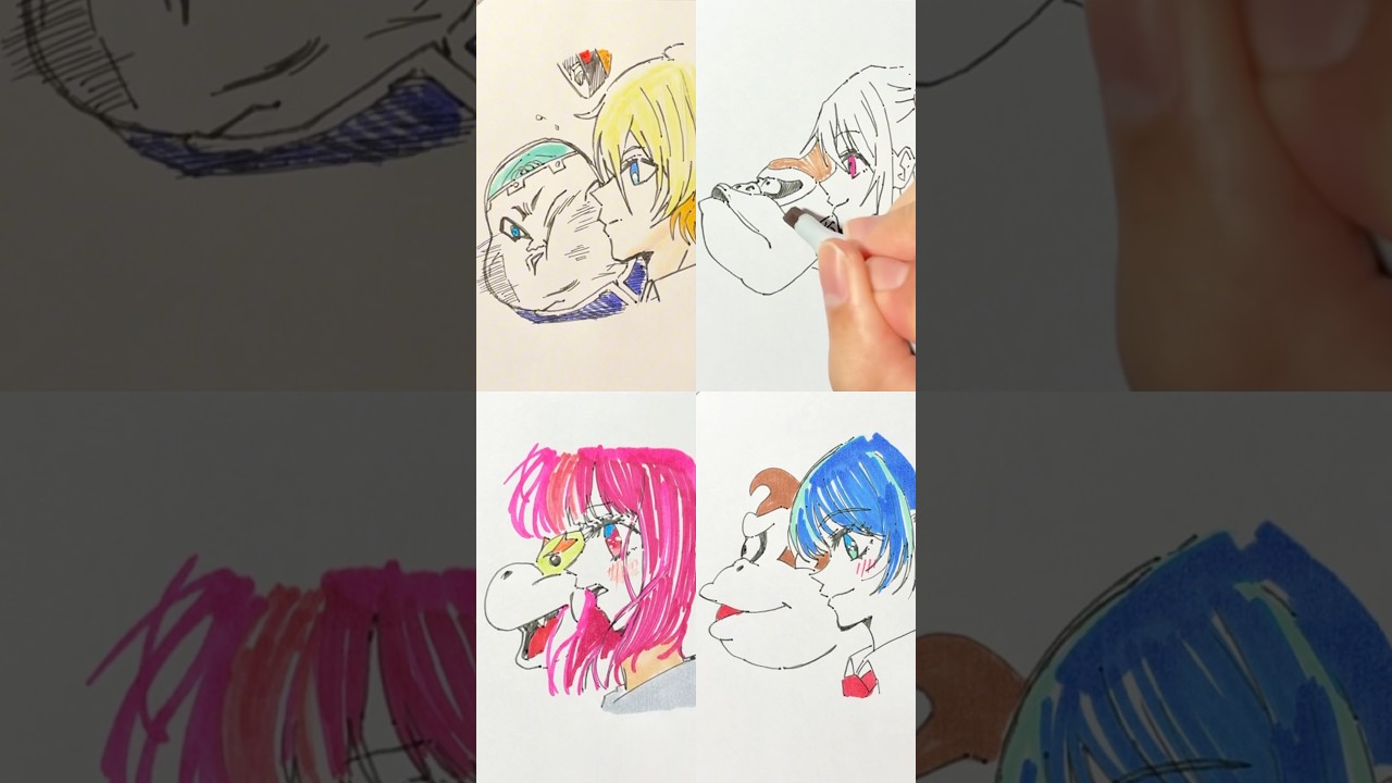 Drawing Compilation Oshinoko #oshinoko #aqua #ruby #akanekurokawa #kanaarima
