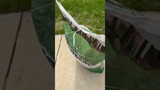 Just pull the string to open! #lawnrenovation #lawncare #lawnmaintenance @mtviewseeds