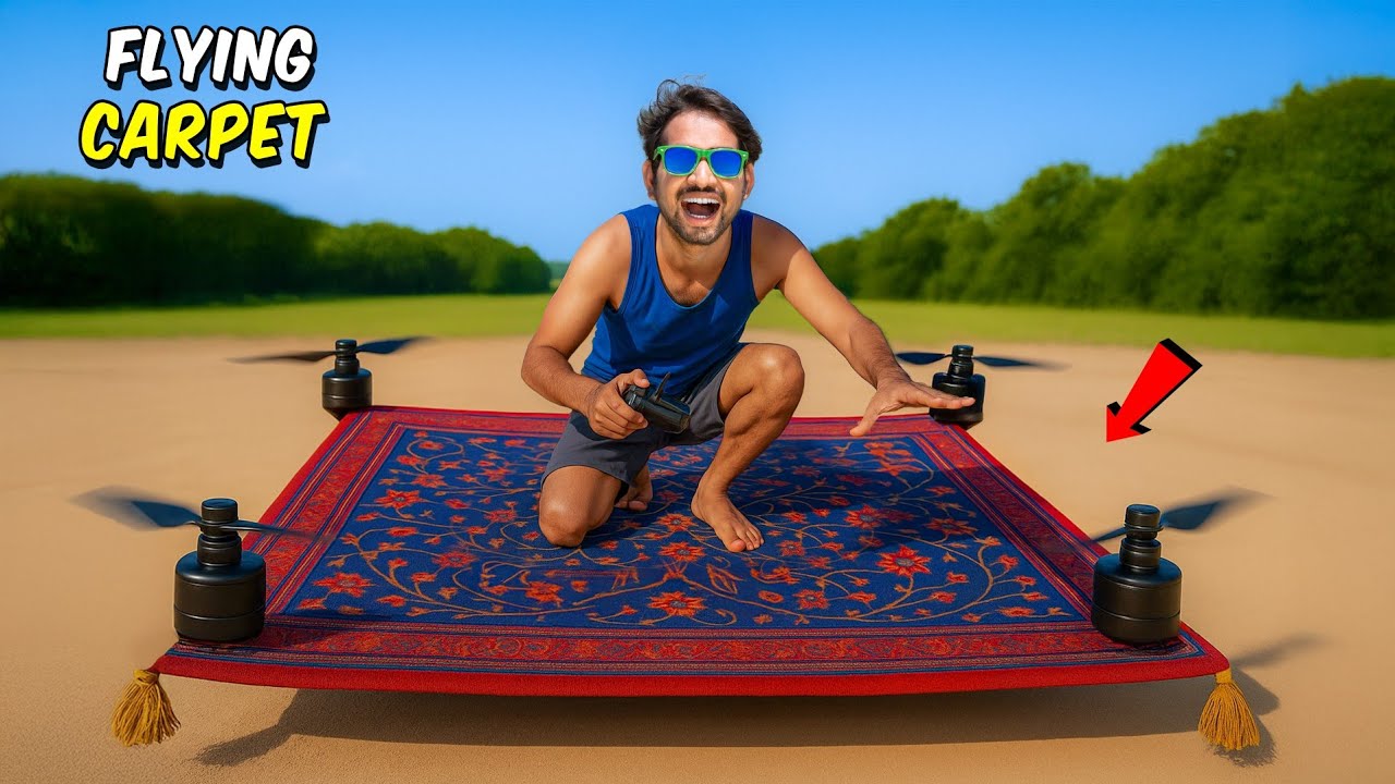 I Made Aladdin Flying Carpet - 100% Real 🤯 